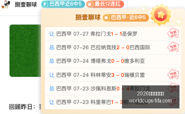 推荐,巴西国际科,林蒂安,2026世足旅游攻略,2026世界杯行程,实测评测,景点推荐,足球赛事旅游